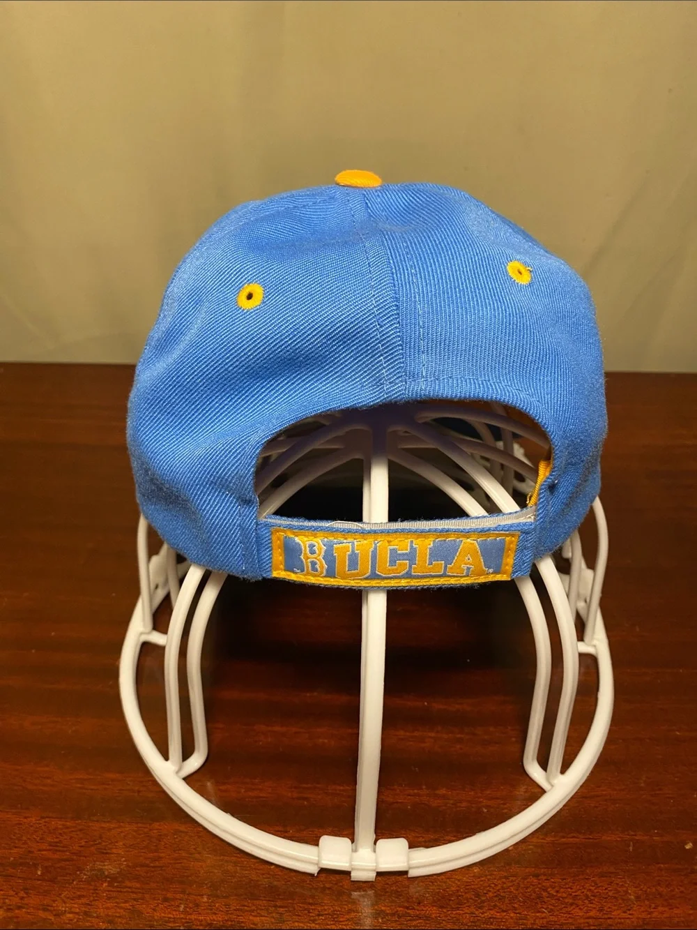 UCLA Script Embroidery Logo Cap Zephyr Hat Blue Adjustable Collegiate O/S